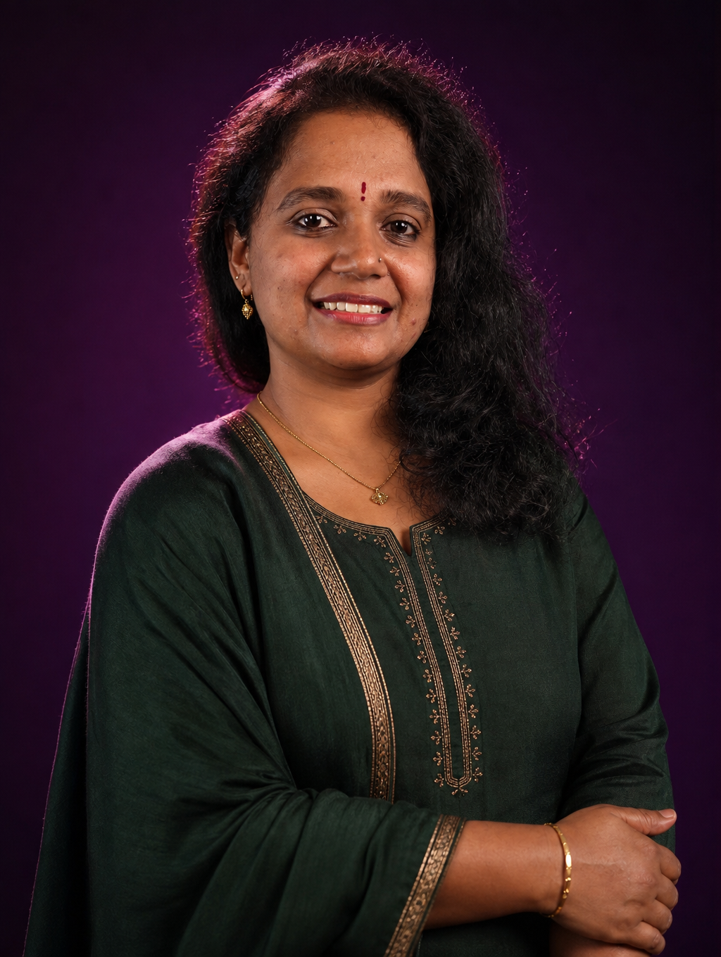 Swetha R Rao guiding business owners to build an online presence with AI